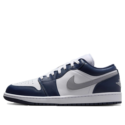 نایک ایر جردن 1 بدون ساق سفید سرمه ای Nike Air Jordan 1 Low WhiteMidnight Navy