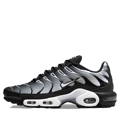 نایک ایرمکس پلاس مشکی و نقره‌ای متالیک Nike Air Max Plus Black Metallic Silver