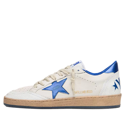 گلدن گوس بال استار سفید آبی Golden Goose BallStar White Blue