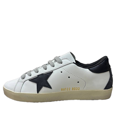 گلدن گوس سوپر استار سفید مشکی Golden Goose SuperStar White Black