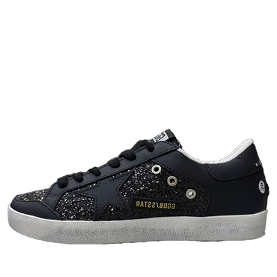 گلدن گوس سوپر استار مشکی اکلیلی Golden Goose SuperStar Black glitter